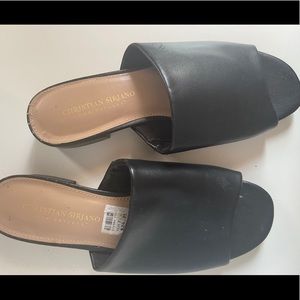 Black Christian Soriano sandals